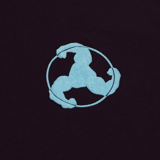 BICEP LOGO TEE - PLUM