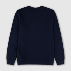 BLACK ON NAVY PUFF PRINT SWEATSHIRT + ISLES