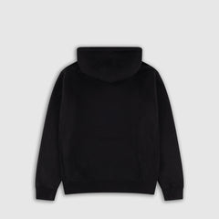 BLACK ON BLACK PUFF PRINT HOODIE + ISLES