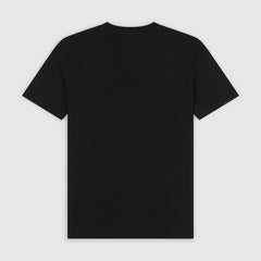LAVENDER LOGO PUFF PRINT BLACK T-SHIRT