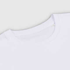 LAVENDER LOGO PUFF PRINT WHITE T-SHIRT