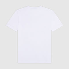 LAVENDER LOGO PUFF PRINT WHITE T-SHIRT