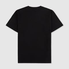GREEN LOGO PUFF PRINT BLACK T-SHIRT + ISLES