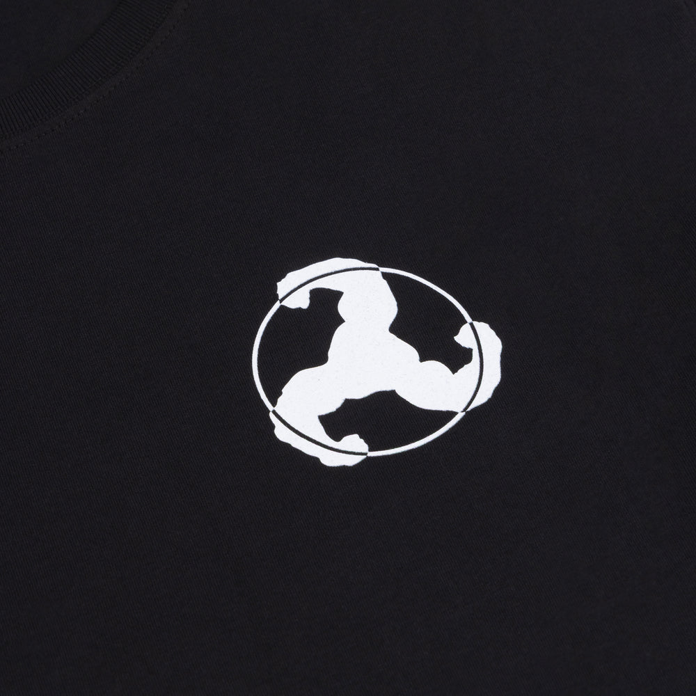 BICEP DOVE TEE - BLACK