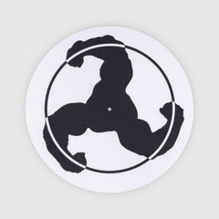 Bicep Black Logo White Slipmat