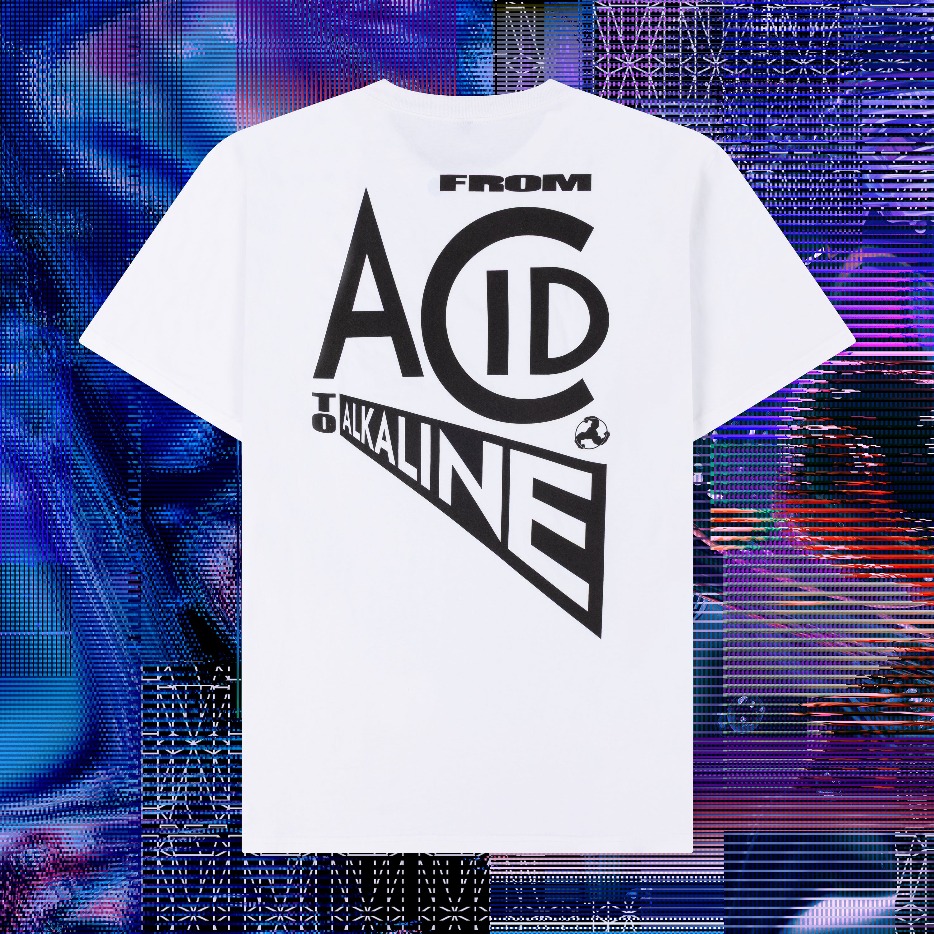 ALKALINE CHROMA TEE - WHITE