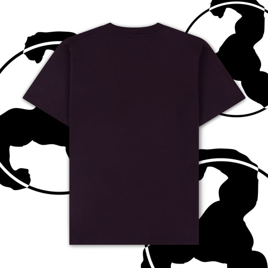 BICEP LOGO TEE - PLUM