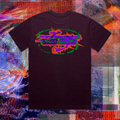 BICEP CHROMA TEE - PLUM