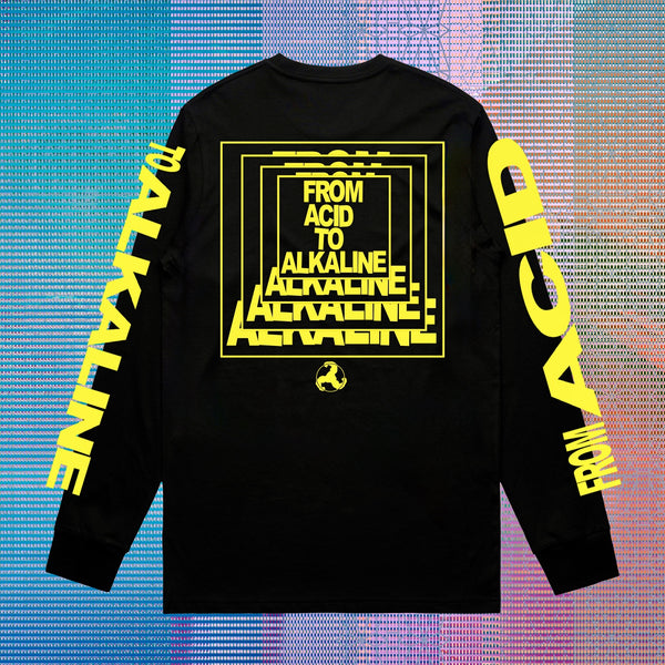 ACID CHROMA LONGSLEEVE TEE - BLACK