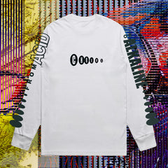 ALKALINE CHROMA LONGSLEEVE TEE - WHITE