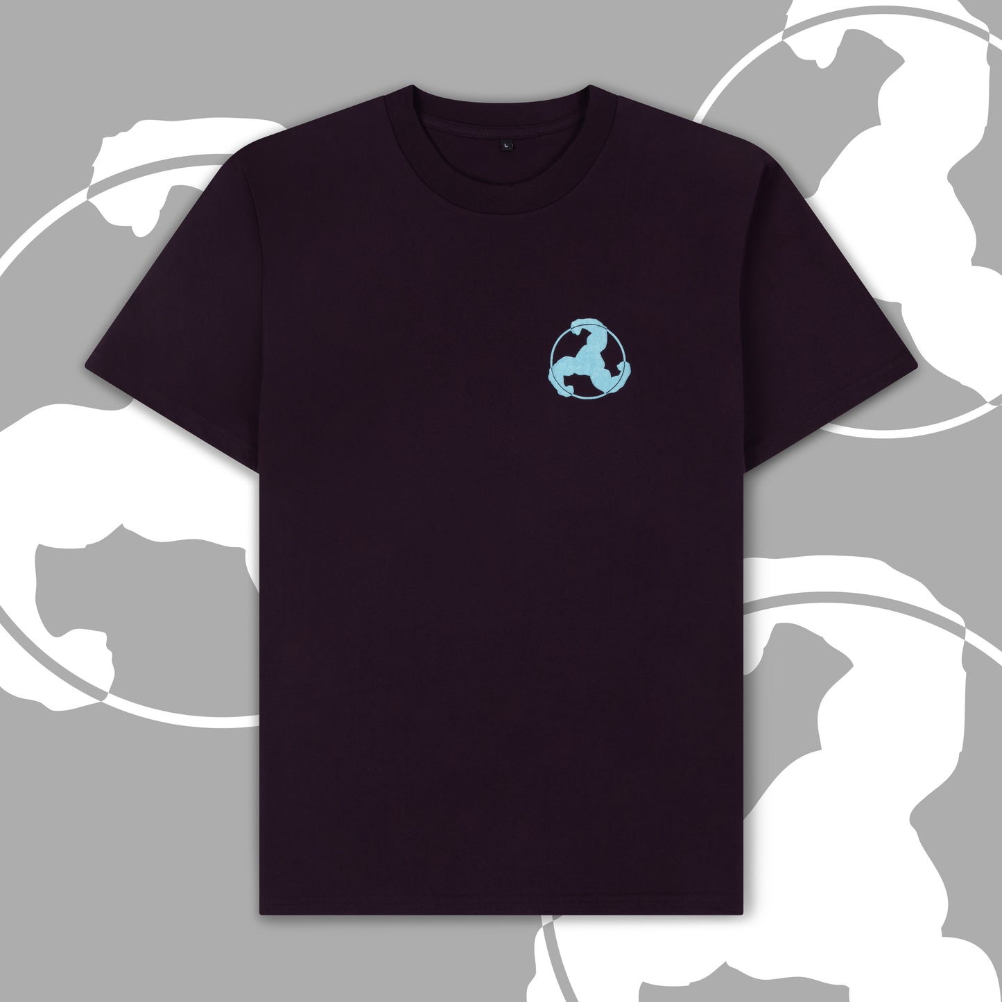 BICEP LOGO TEE - PLUM
