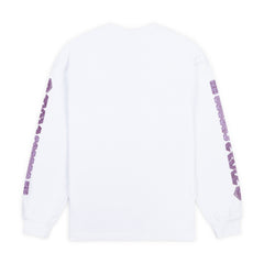 BICEP CHROMA LONGSLEEVE PURPLE ON WHITE