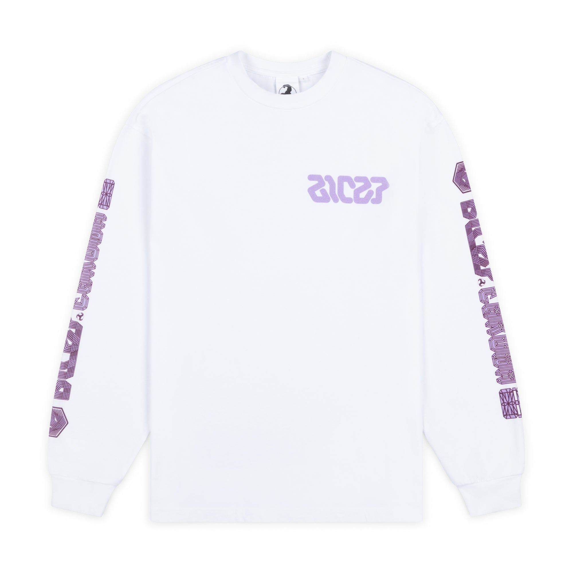 Bicep Chroma Longsleeve Purple on White