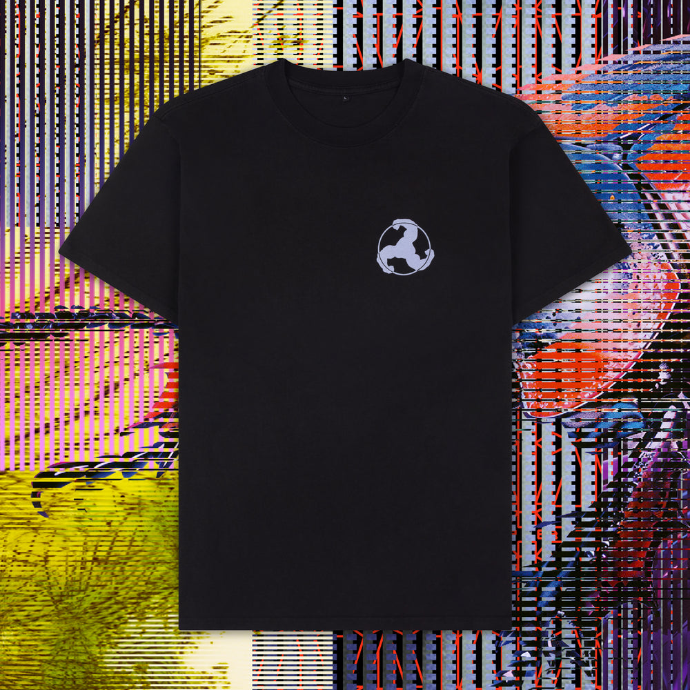 BICEP CHROMA TEE - FADED BLACK