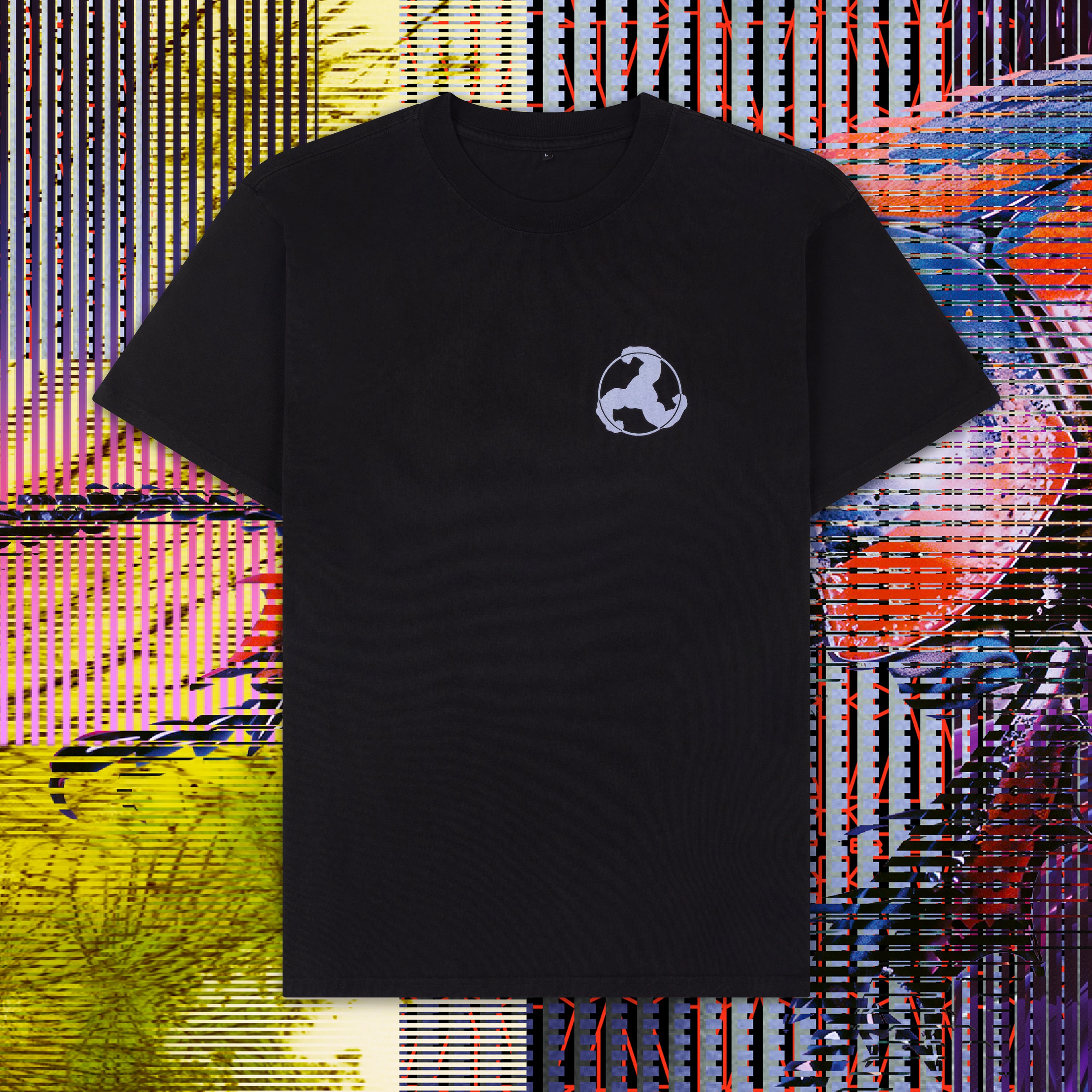 BICEP CHROMA TEE - FADED BLACK