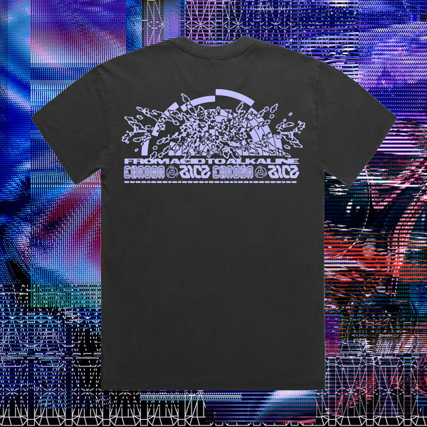 BICEP CHROMA TEE - FADED BLACK