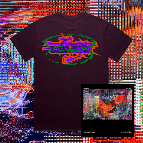 BICEP CHROMA TEE - PLUM + CHROMA SPECIAL EDITION CASE 2x LP