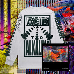 ALKALINE CHROMA LONGSLEEVE TEE - WHITE + CHROMA SPECIAL EDITION CASE 2x LP