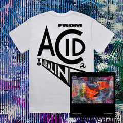ALKALINE CHROMA TEE - WHITE + CHROMA SPECIAL EDITION CASE 2x LP